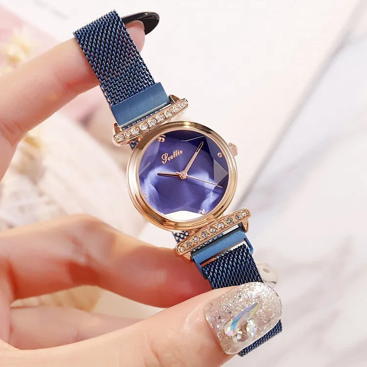 Chic Rhinestone Quartz Women's Watch