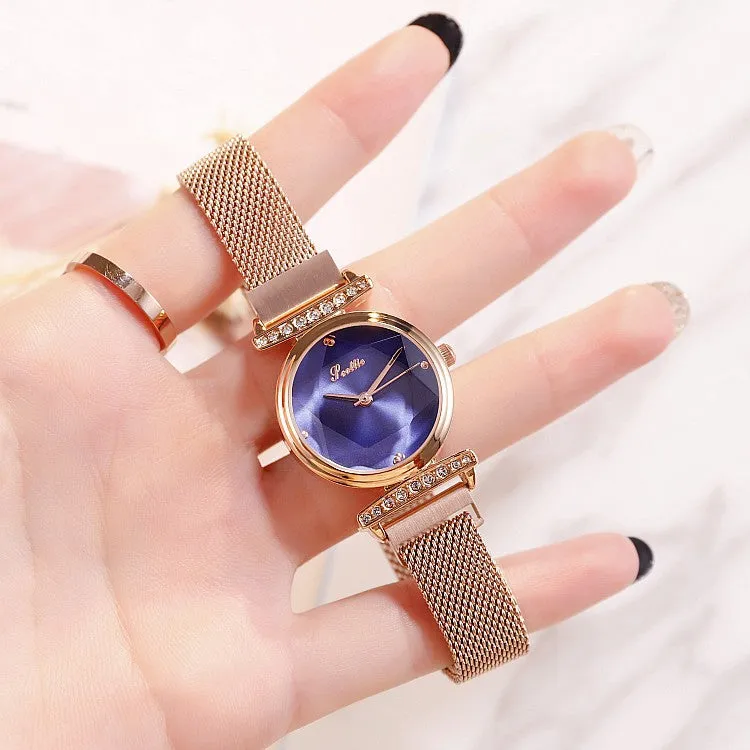 Chic Rhinestone Quartz Women's Watch