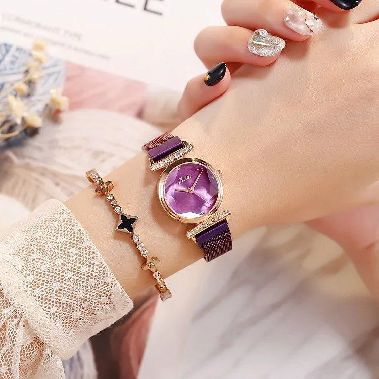 Chic Rhinestone Quartz Women's Watch