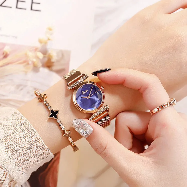 Chic Rhinestone Quartz Women's Watch