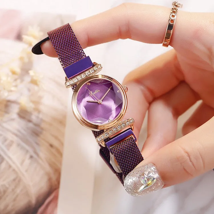 Chic Rhinestone Quartz Women's Watch