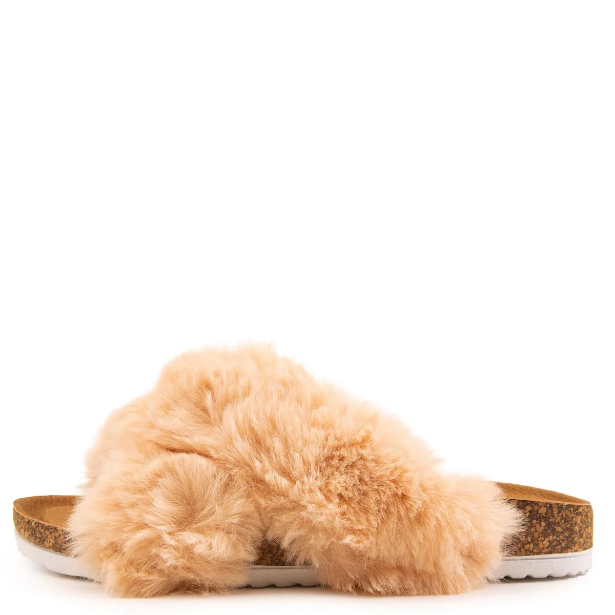 Chillon Flat Fur Sandals