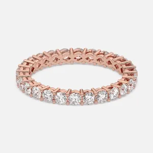 Classic 2.3mm Shared Prong Pavé Eternity Band