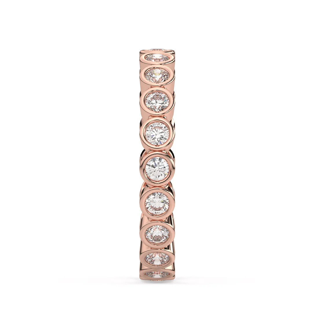Classic Bezel Set Eternity Band