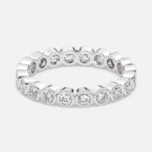 Classic Bezel Set Eternity Band