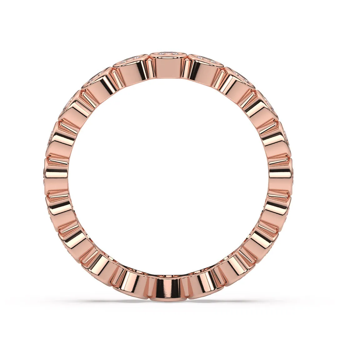 Classic Bezel Set Eternity Band