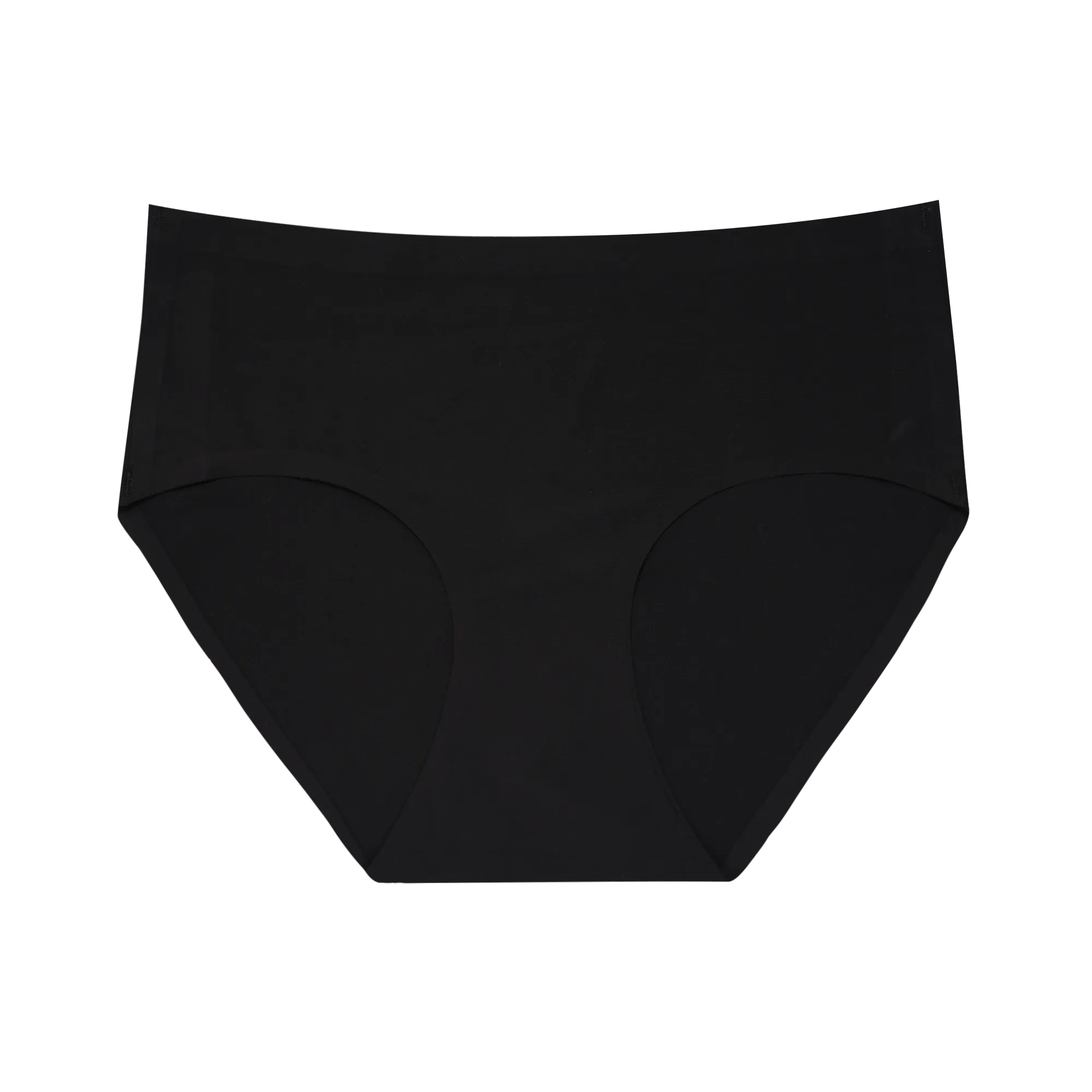 Classic Black - Women's Bralette and Full Brief Seamless Bundle