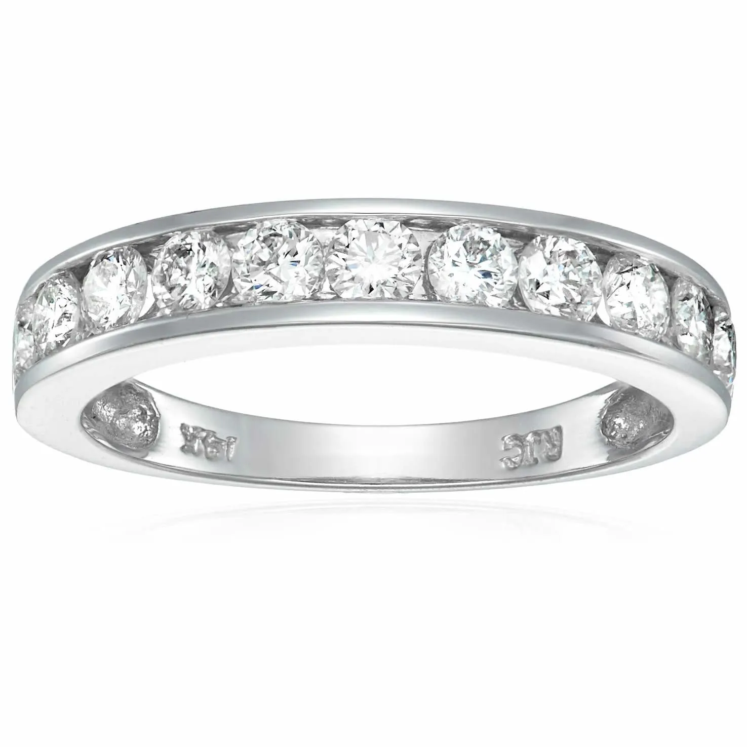 Classic Diamond Channel Wedding Band