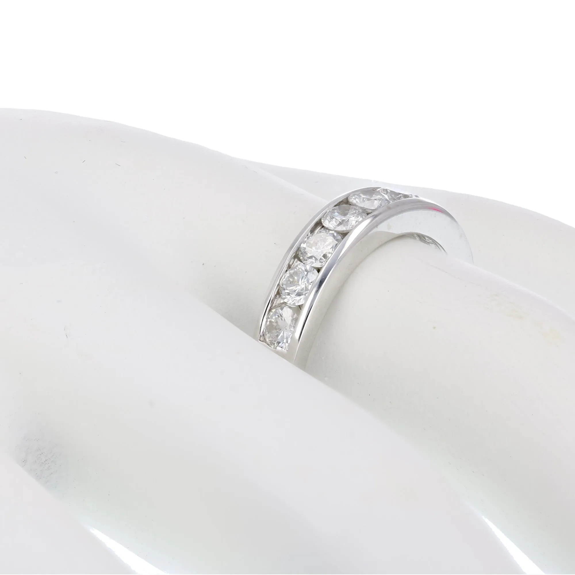 Classic Diamond Channel Wedding Band