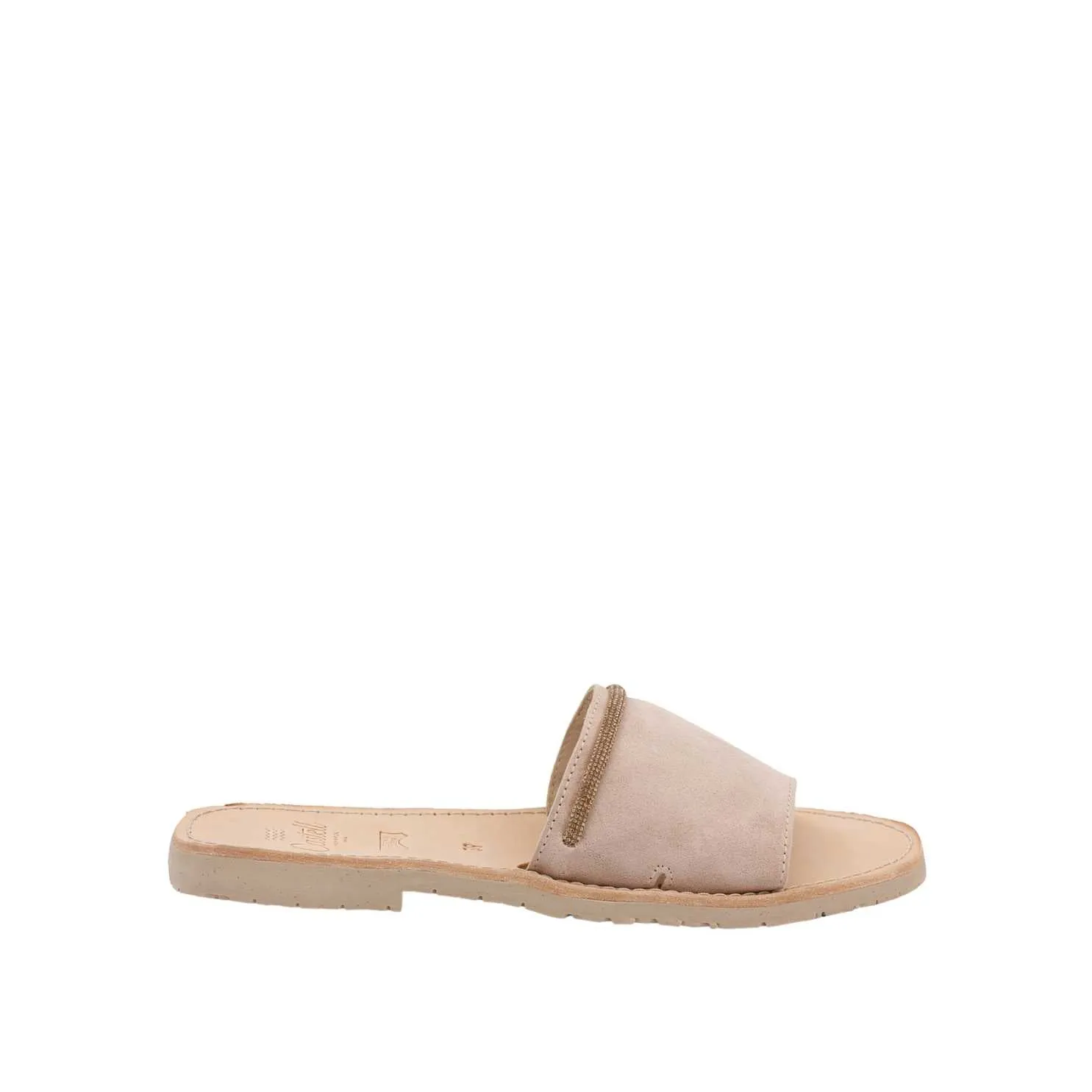 Classic Open toe Leather Menorcan Sandal for Women - A Rueda 2703 Brillante