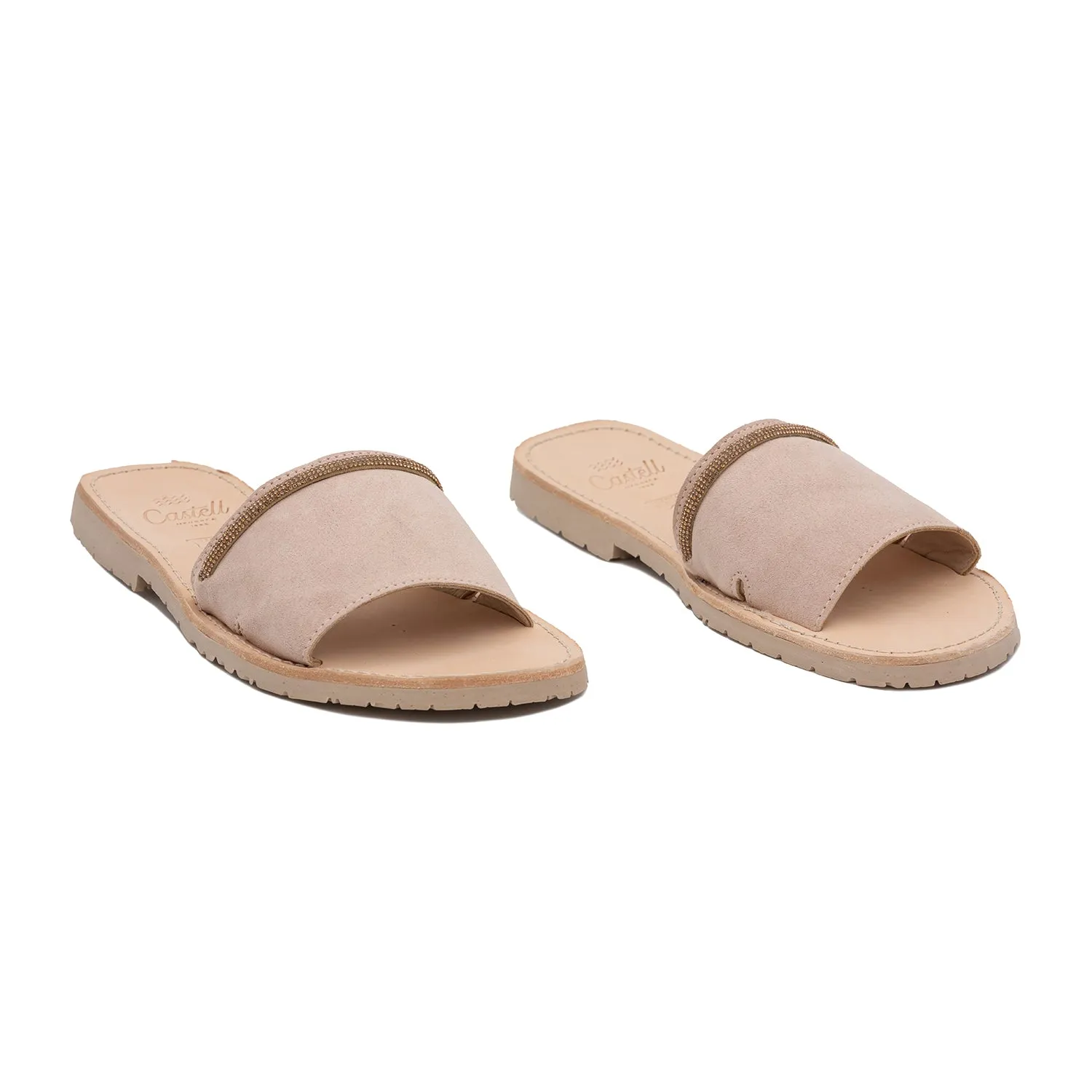 Classic Open toe Leather Menorcan Sandal for Women - A Rueda 2703 Brillante