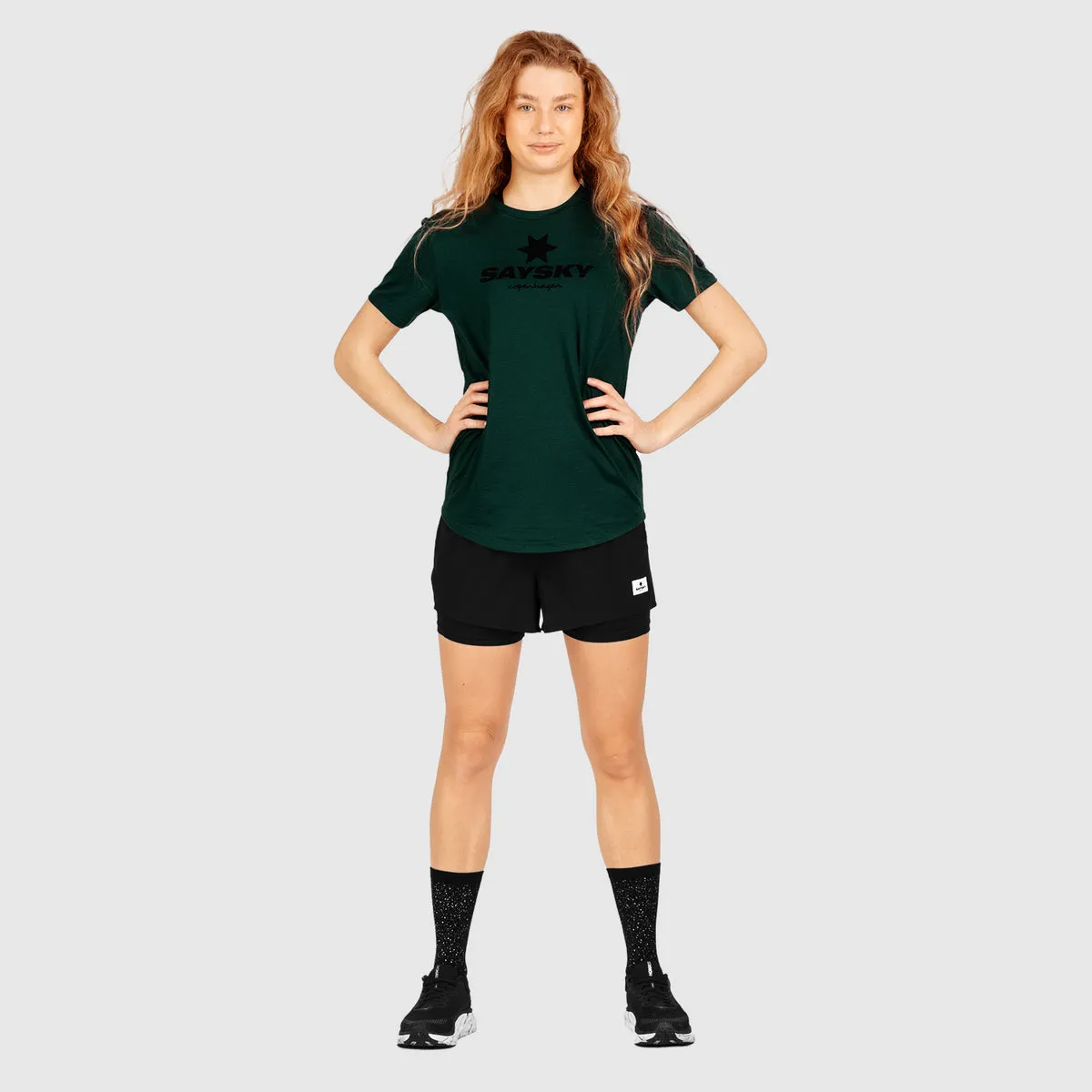 Classic Pace T-Shirt - Dark Green Melange