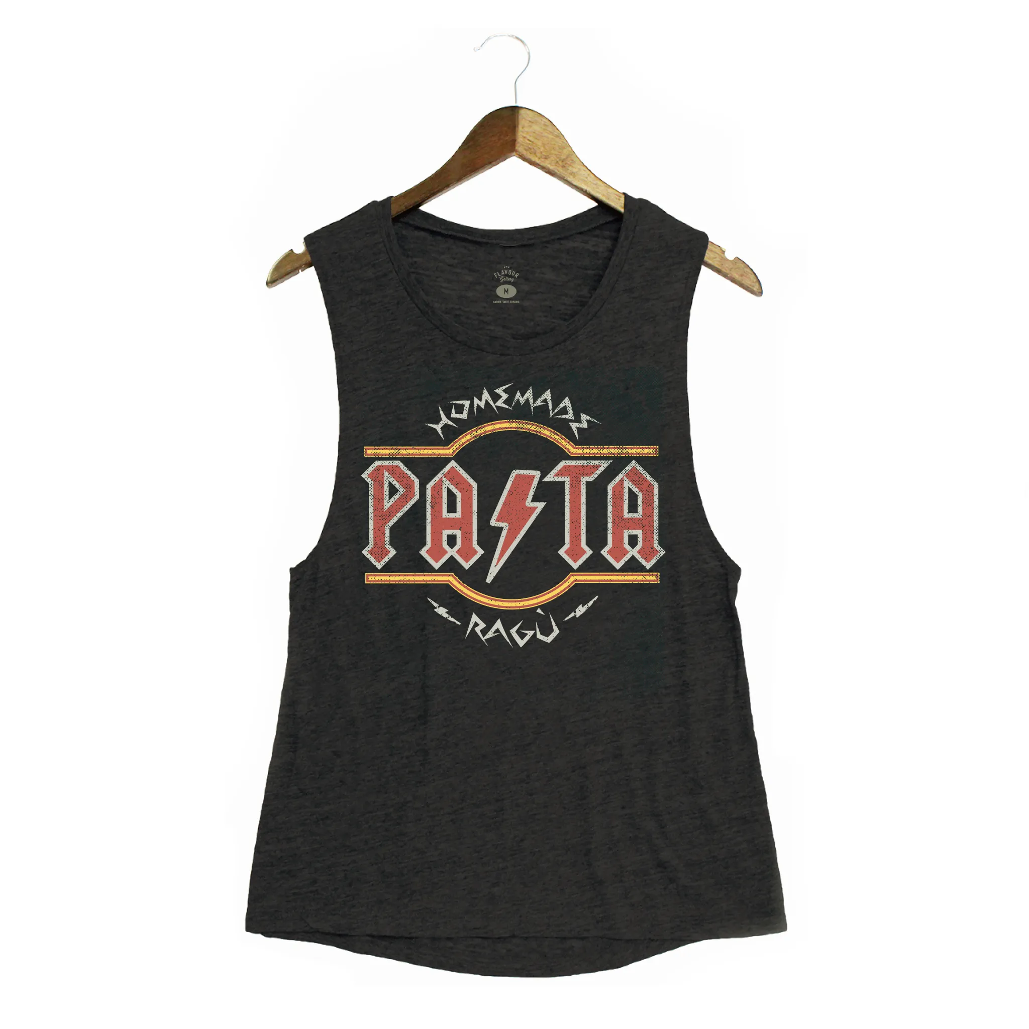Classic Rock - Pasta - Women's Muscle Tank - Dark Grey Heather