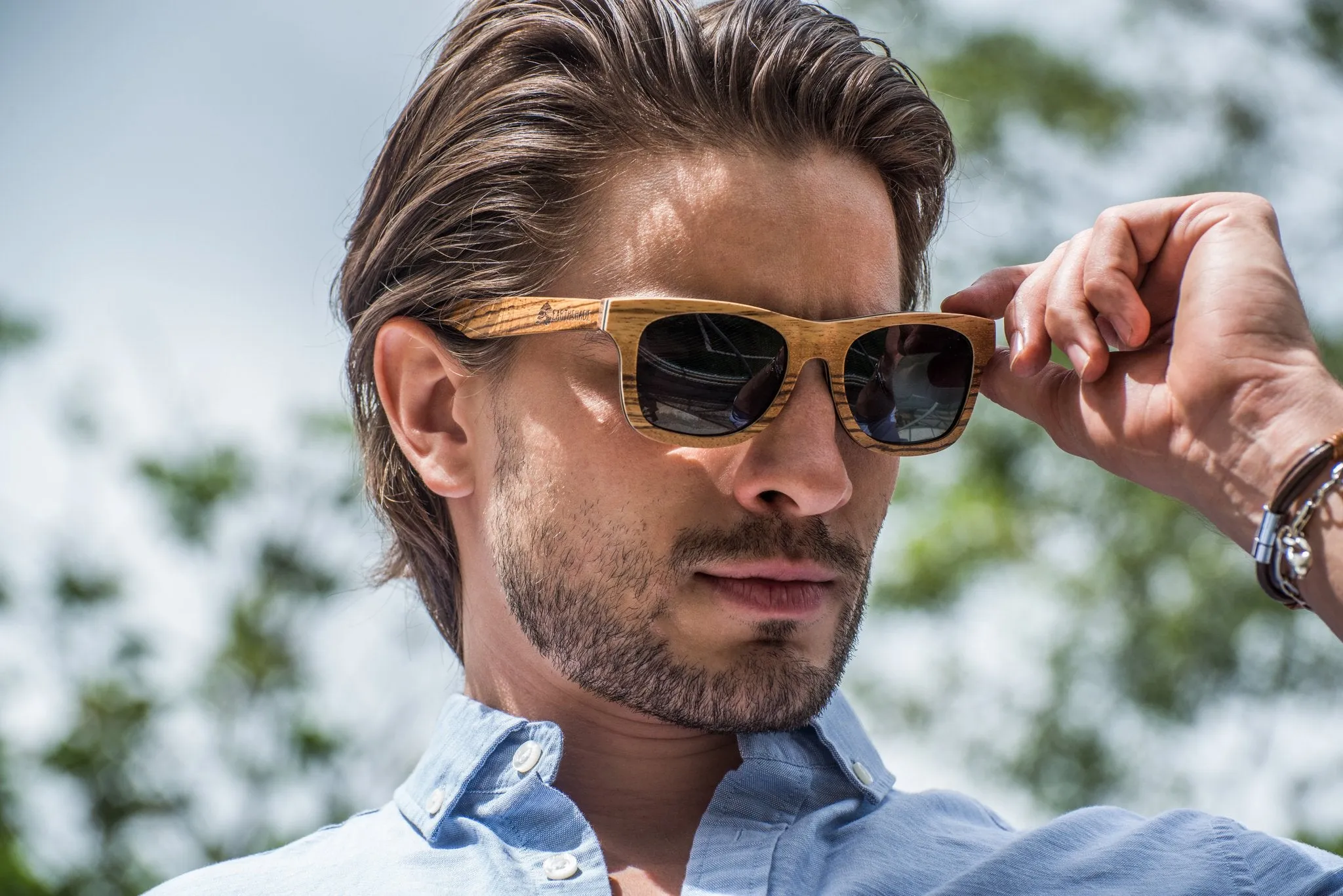 Classic - Zebra Wood Sunglasses