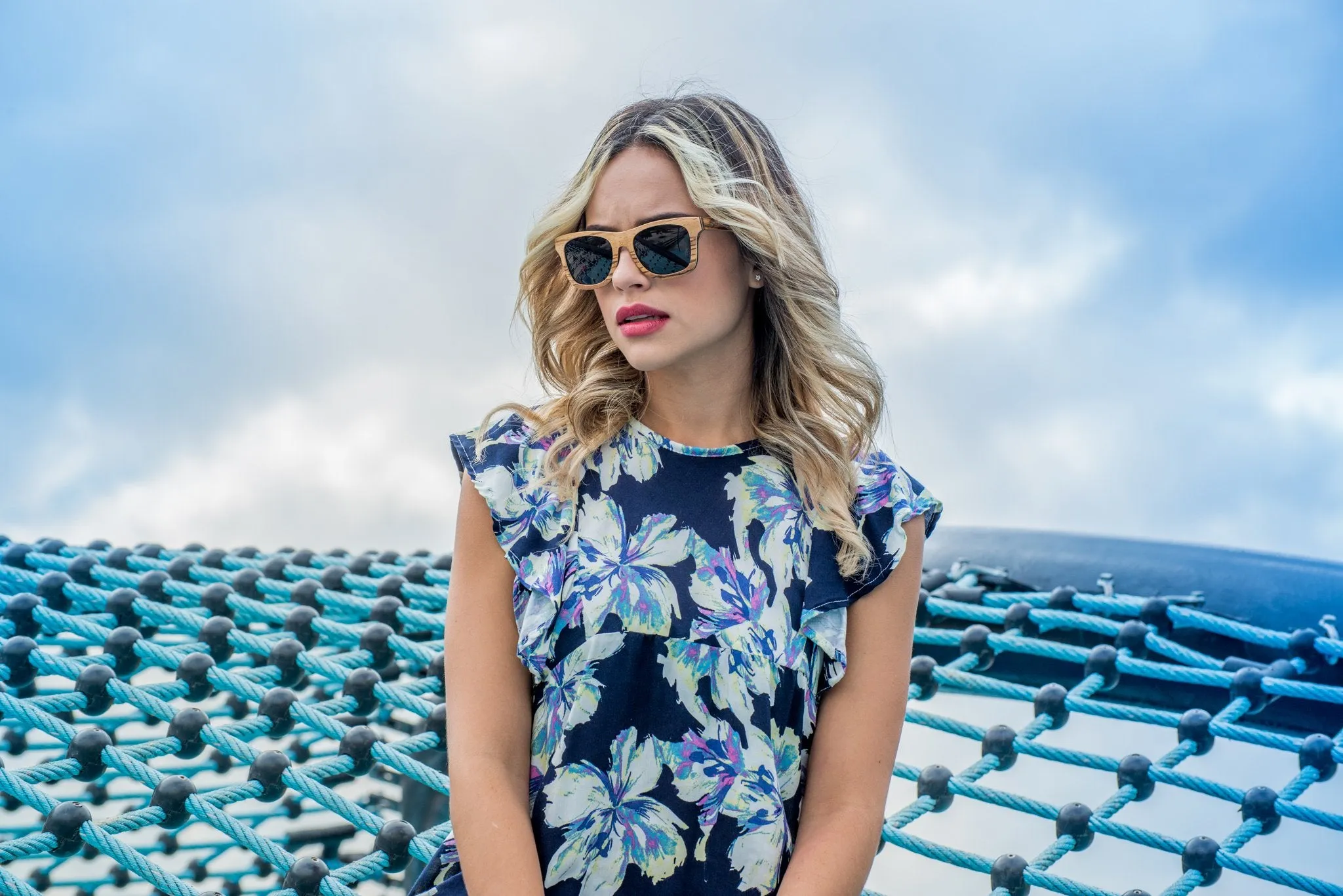 Classic - Zebra Wood Sunglasses