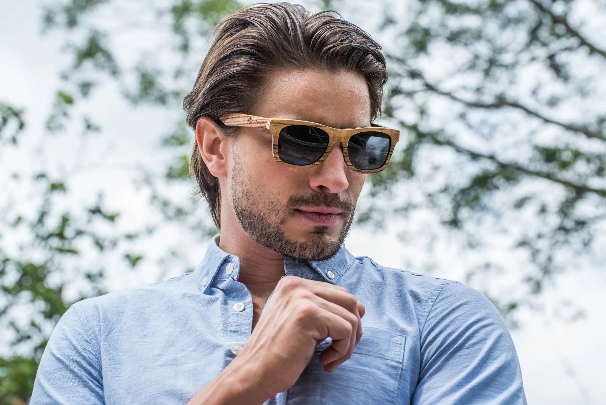 Classic - Zebra Wood Sunglasses
