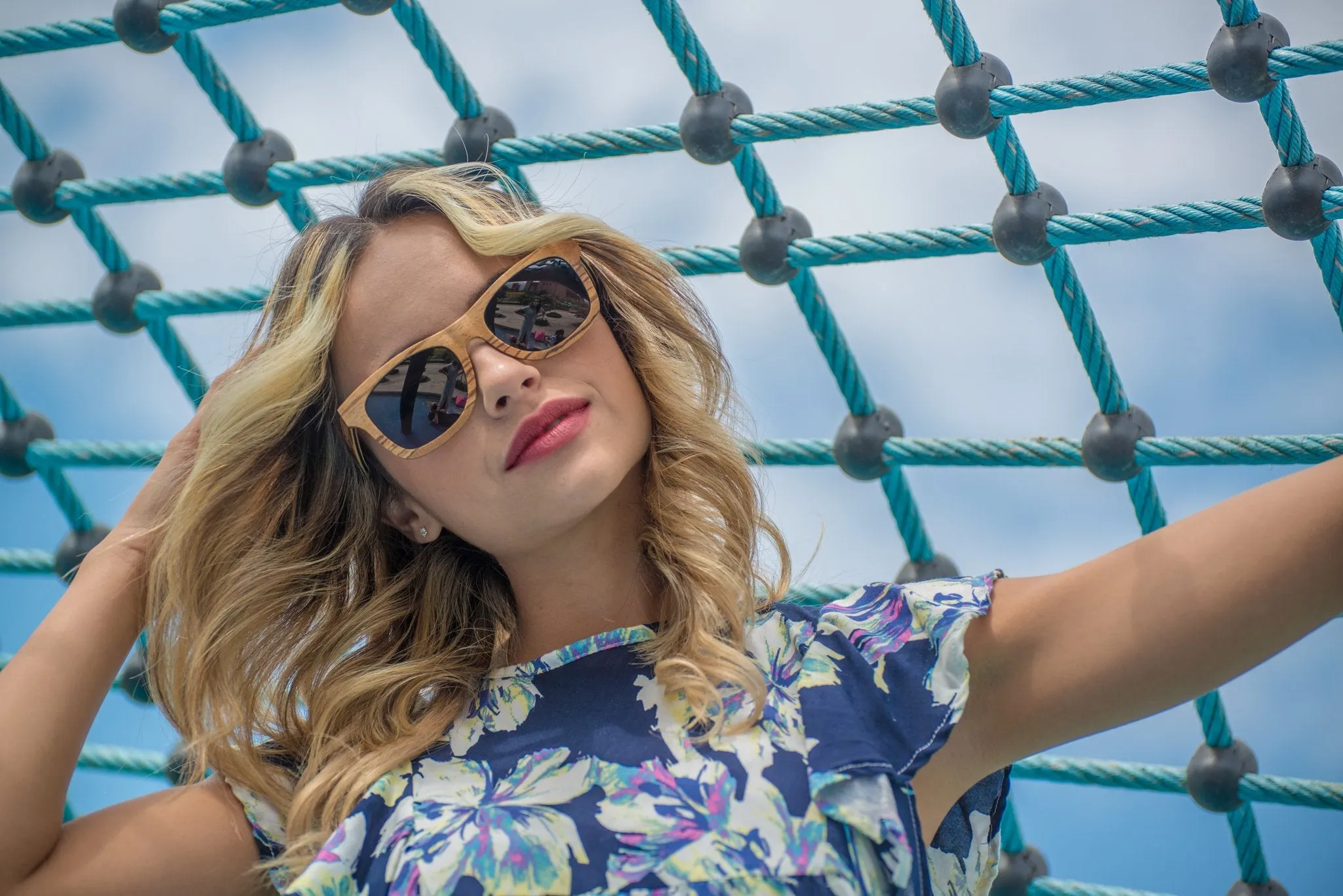 Classic - Zebra Wood Sunglasses