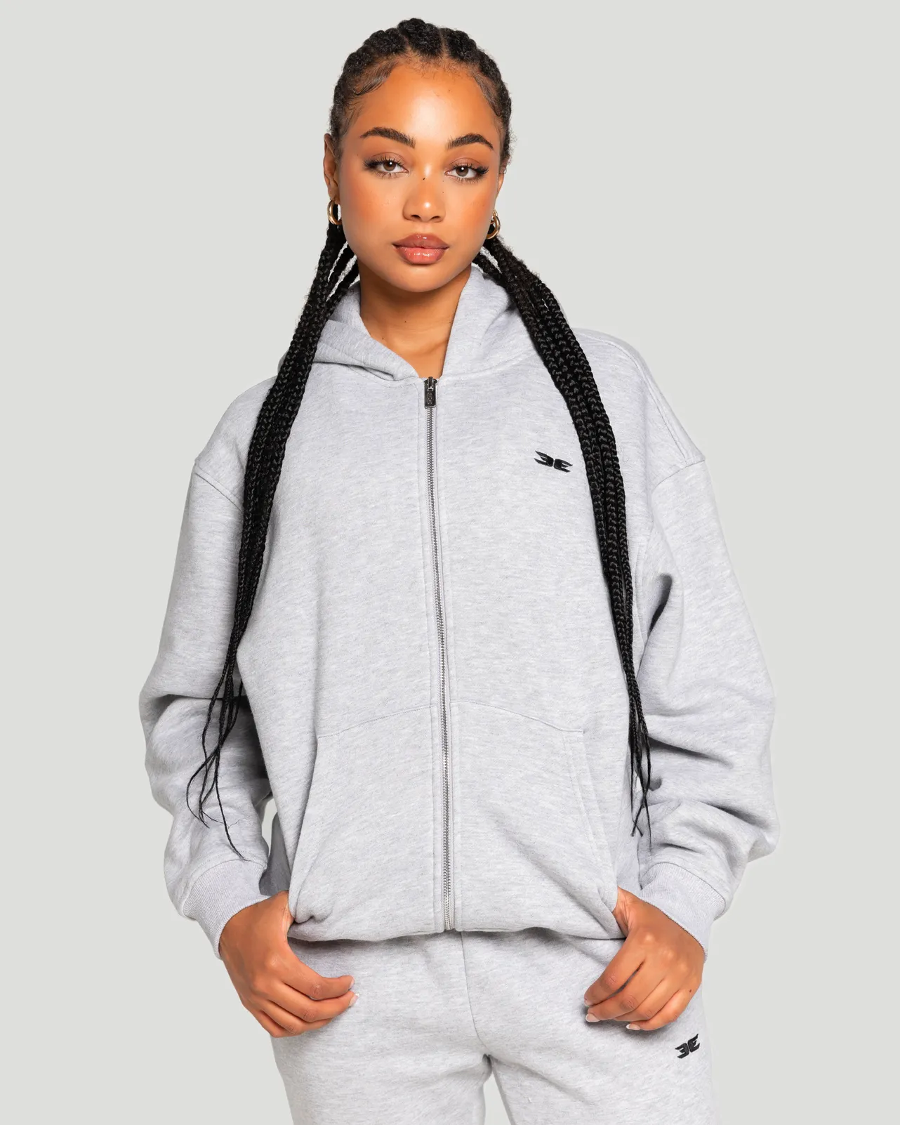 Classic Zip Through - Grey