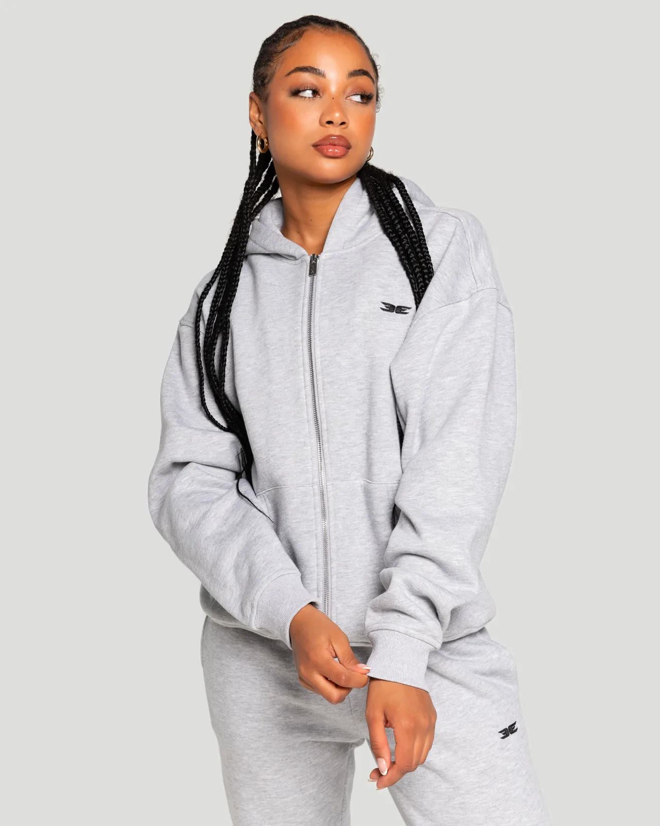 Classic Zip Through - Grey