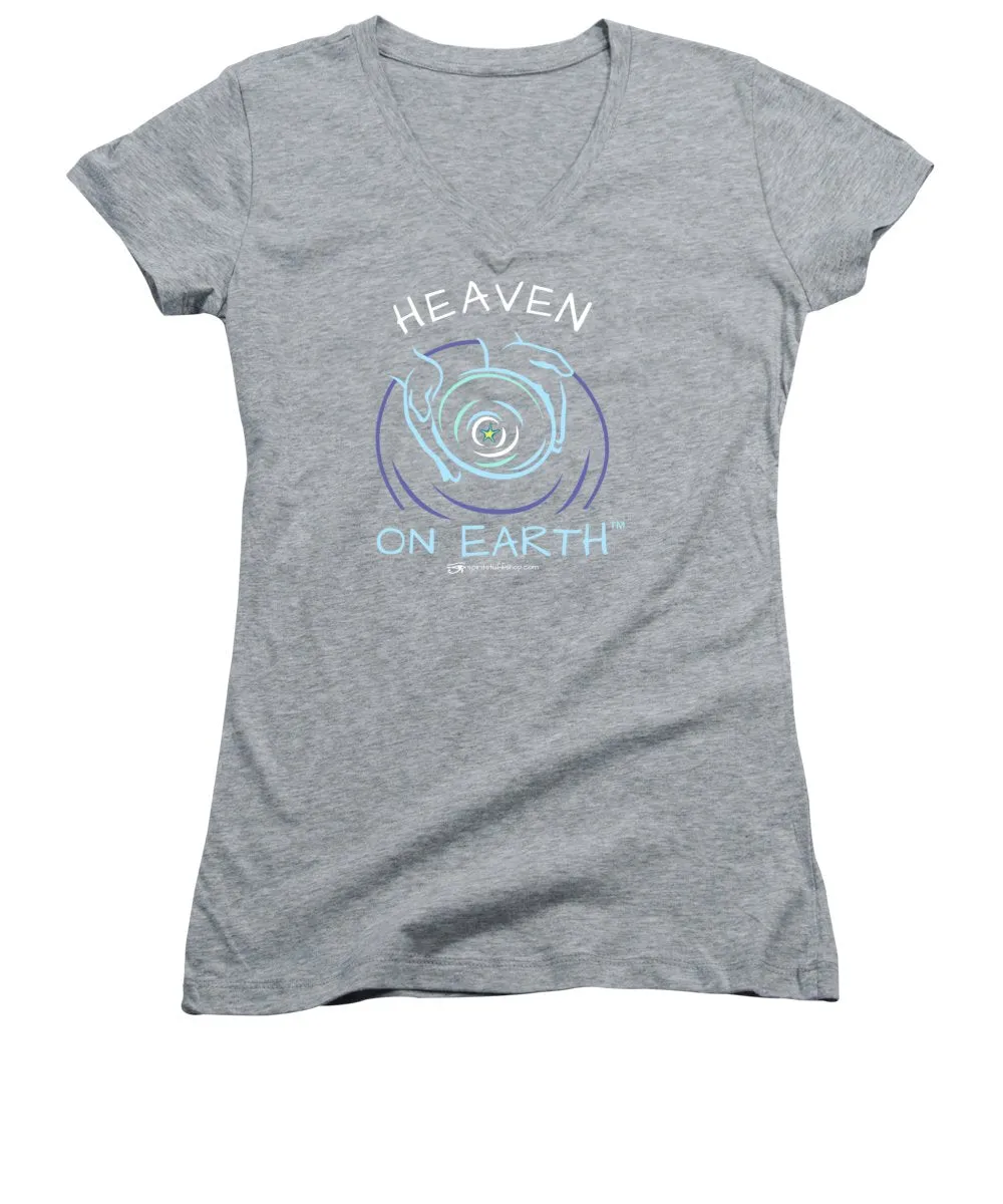 Clay/potter Heaven On Earth - Women's V-Neck