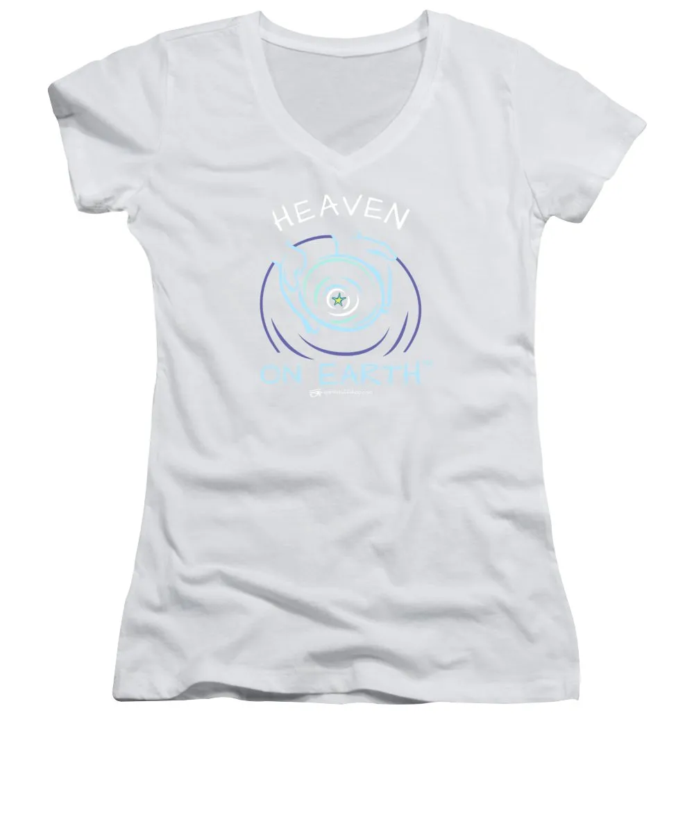 Clay/potter Heaven On Earth - Women's V-Neck