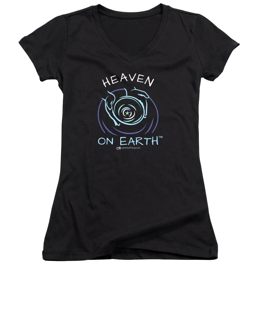 Clay/potter Heaven On Earth - Women's V-Neck