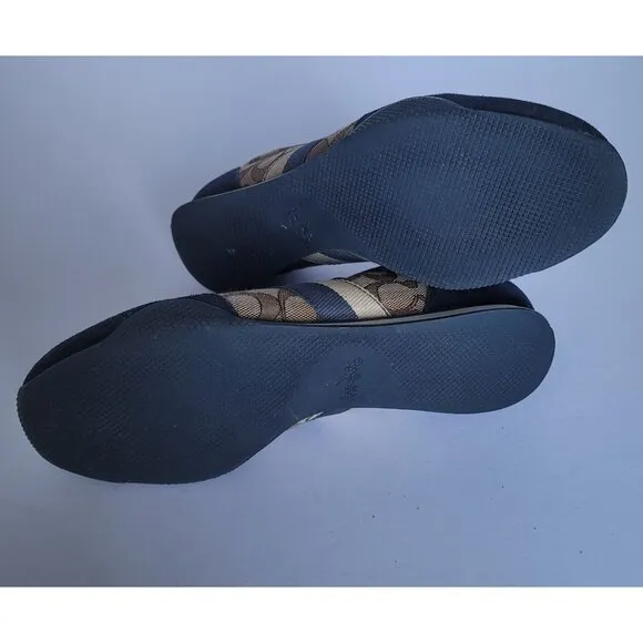 Coach Women's Kelson Outline Sig/Suede Sneakers. Size US 10B/EU 40
