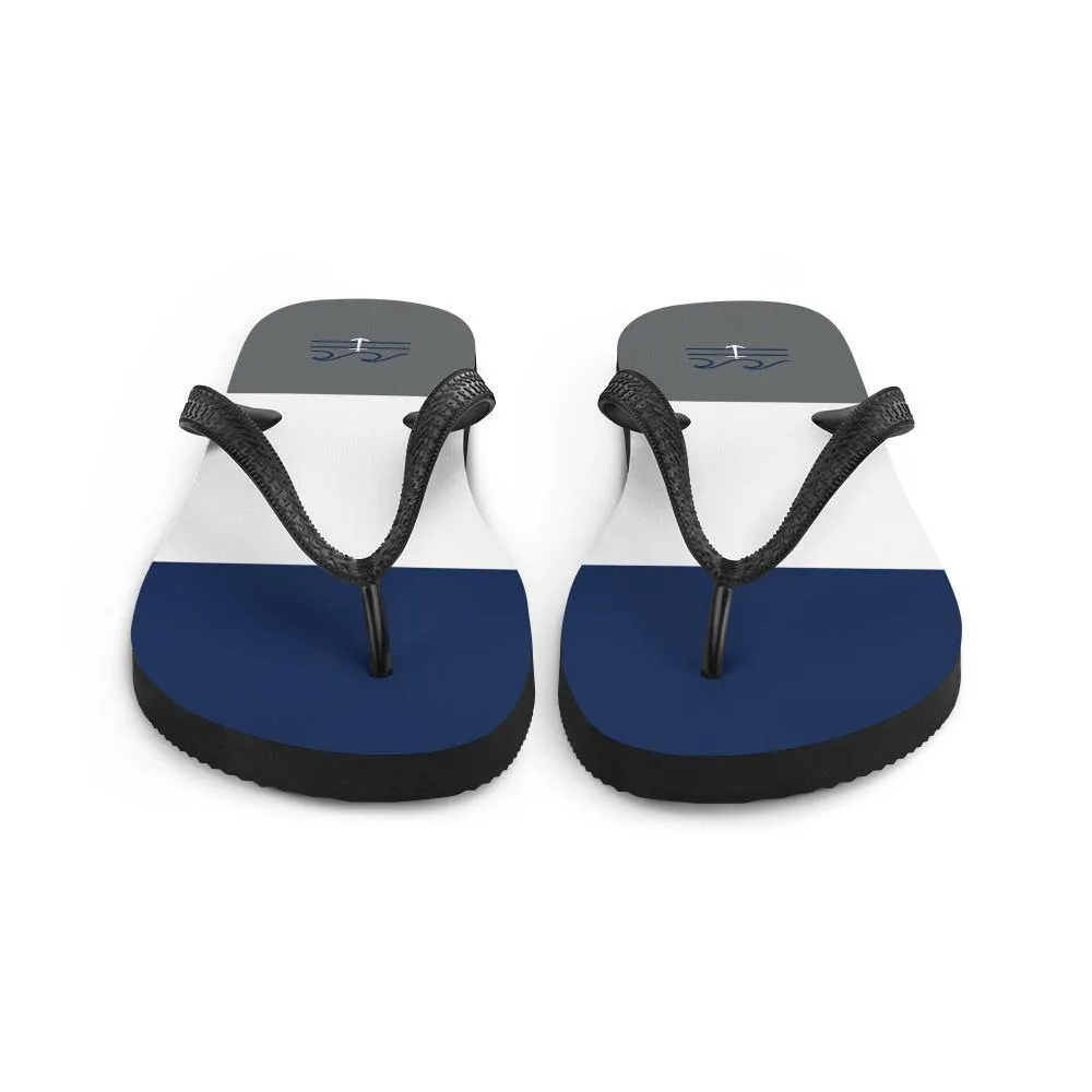 Coastal Crue Nauti Lines Flip-Flops