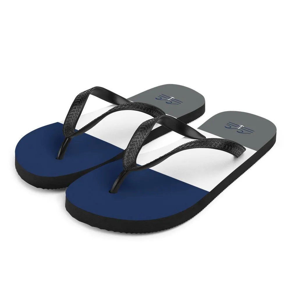 Coastal Crue Nauti Lines Flip-Flops
