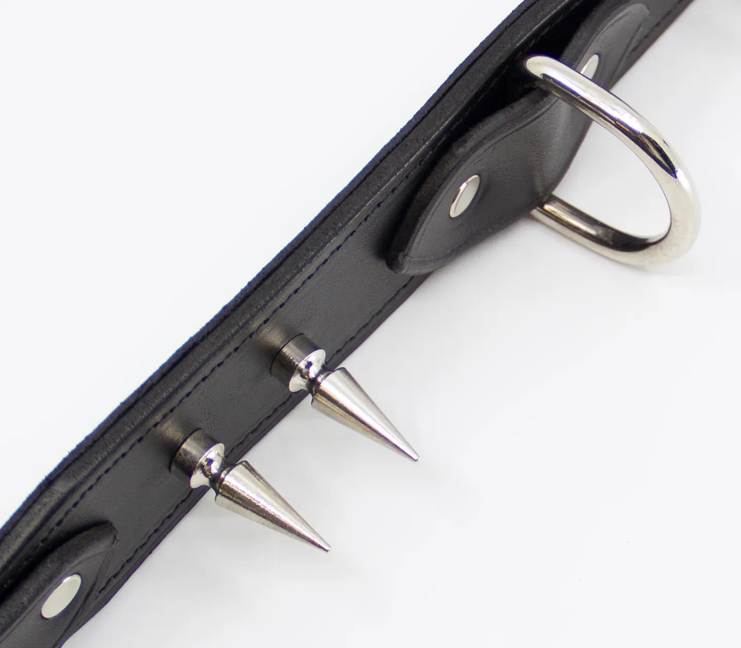 COL005 Spiked Leather Collar
