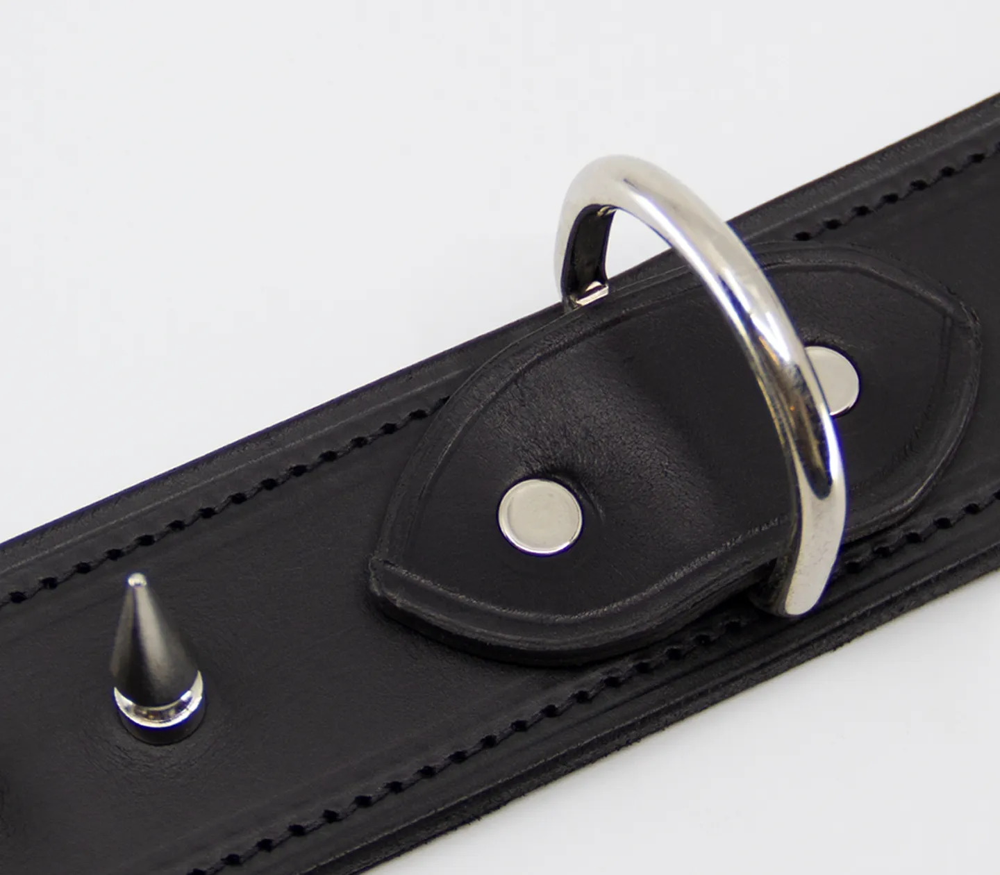 COL005 Spiked Leather Collar