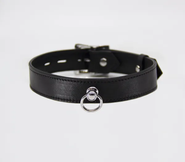 COL011 Lockable Leather Collar