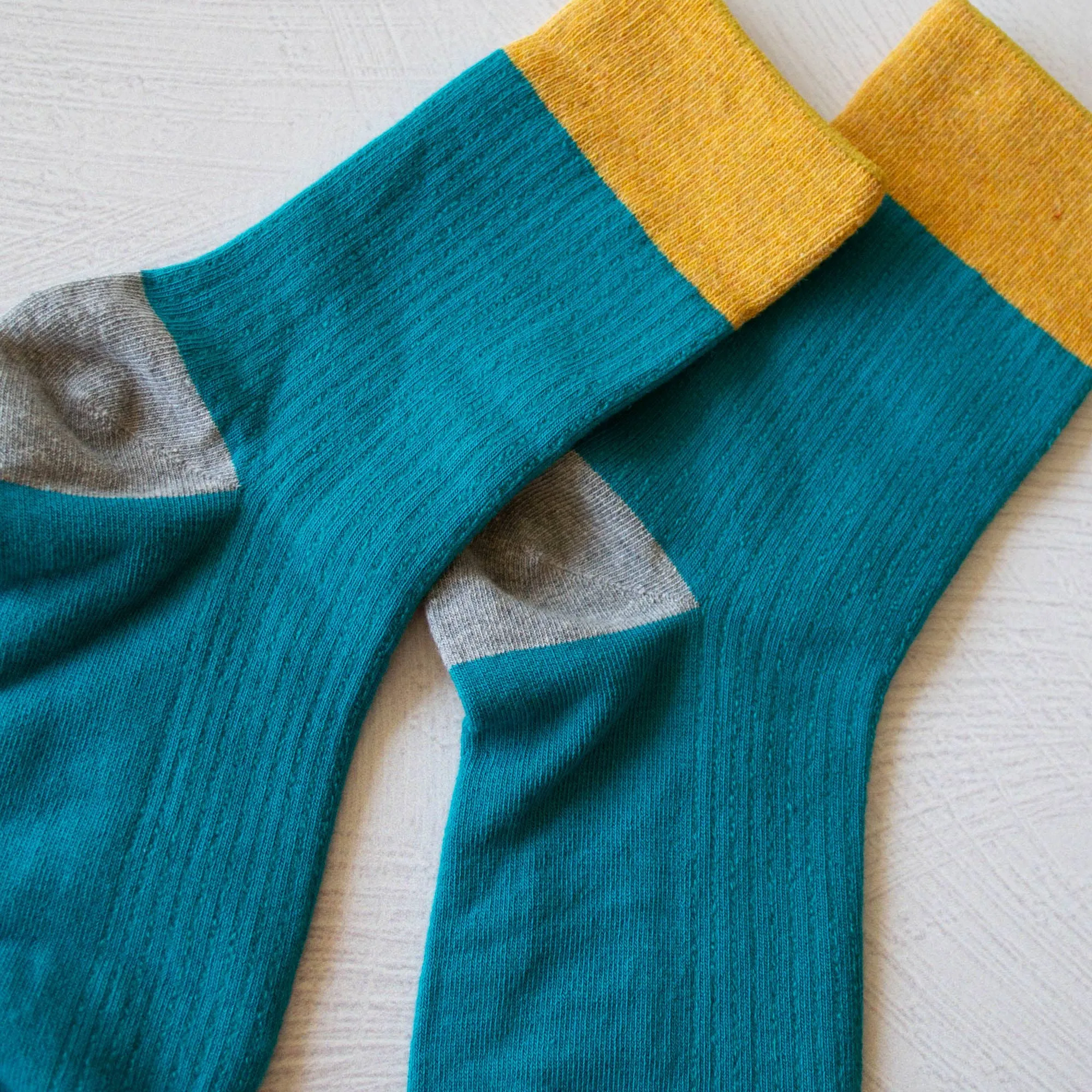 Color Block Casual Socks
