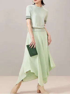 Color Block Sleeve Casual Top Pullover