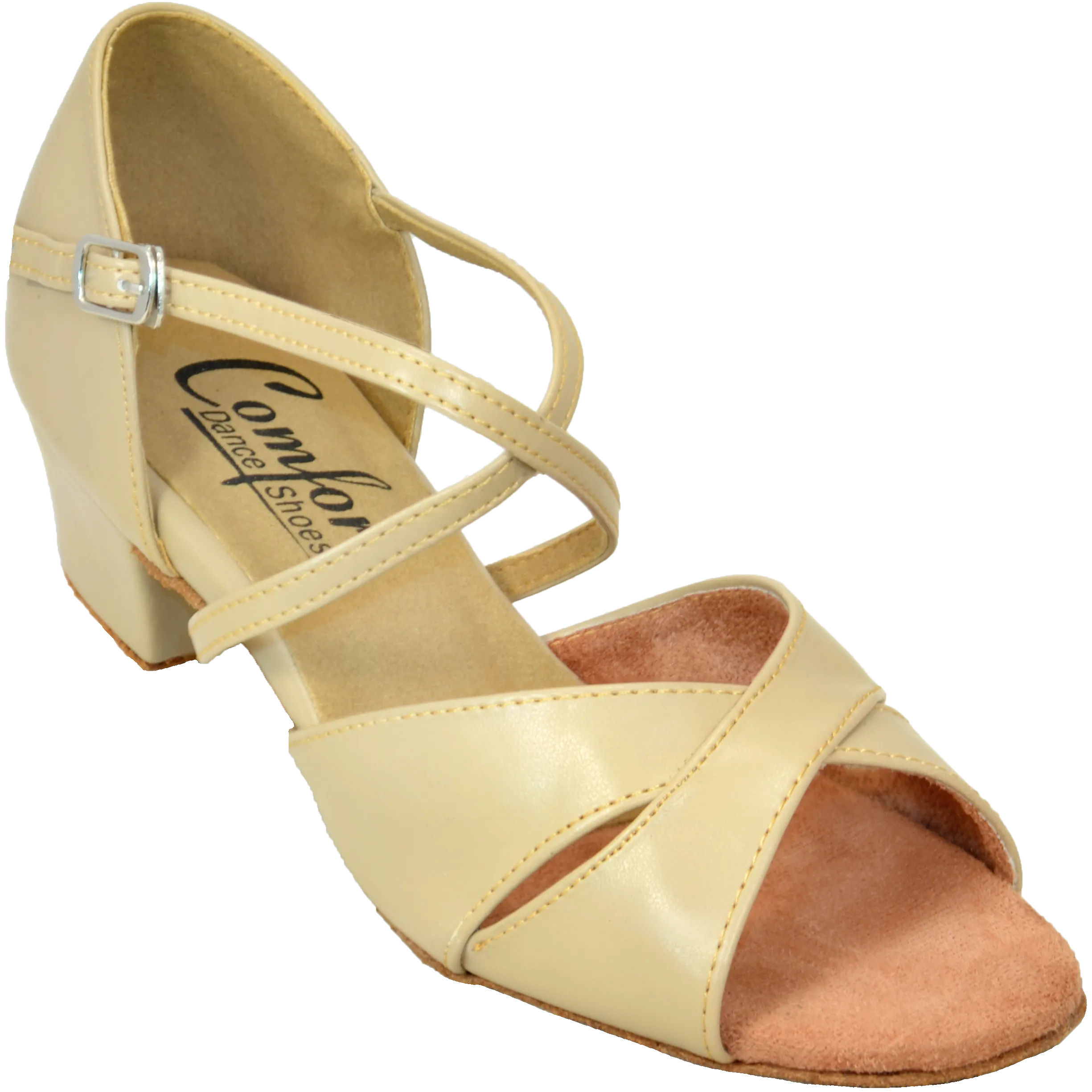 Comfort Wide Cross - Tan Leather