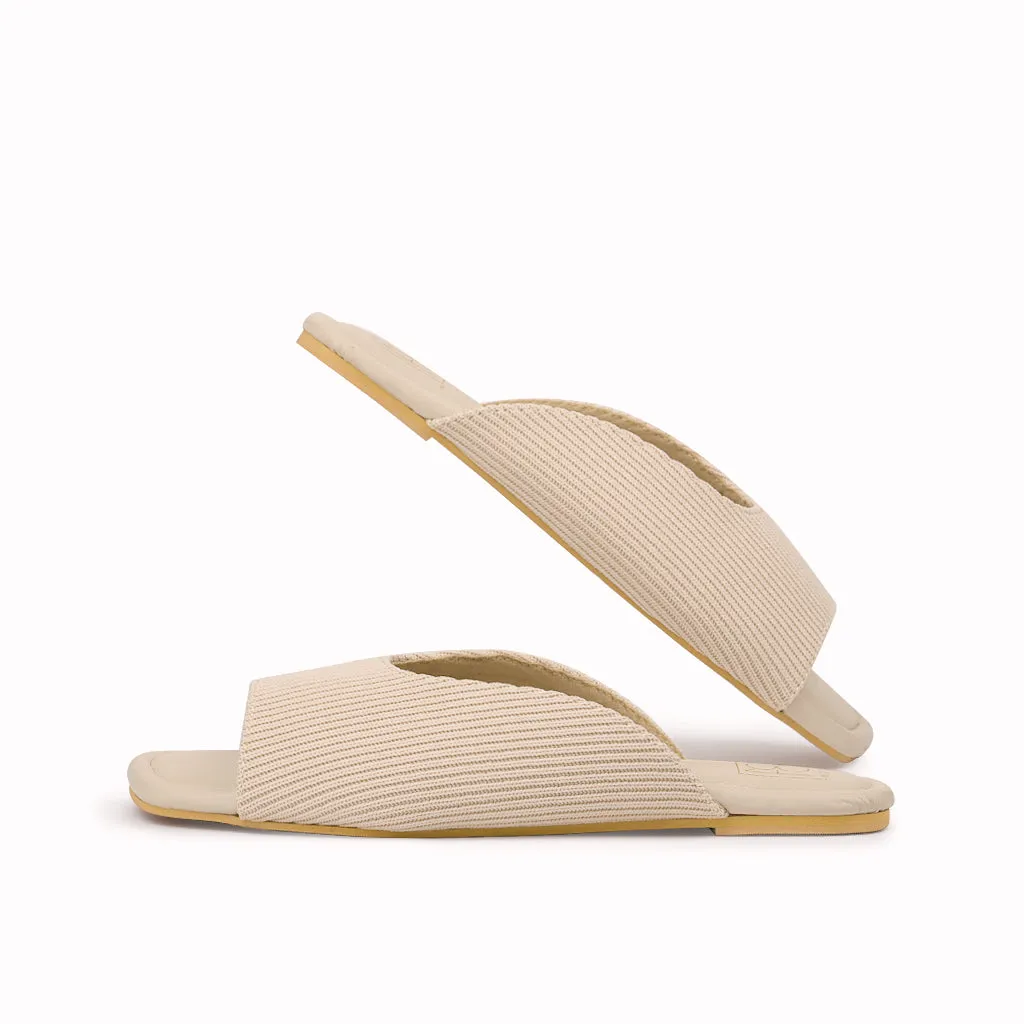 Cords Peep Toe Slippers