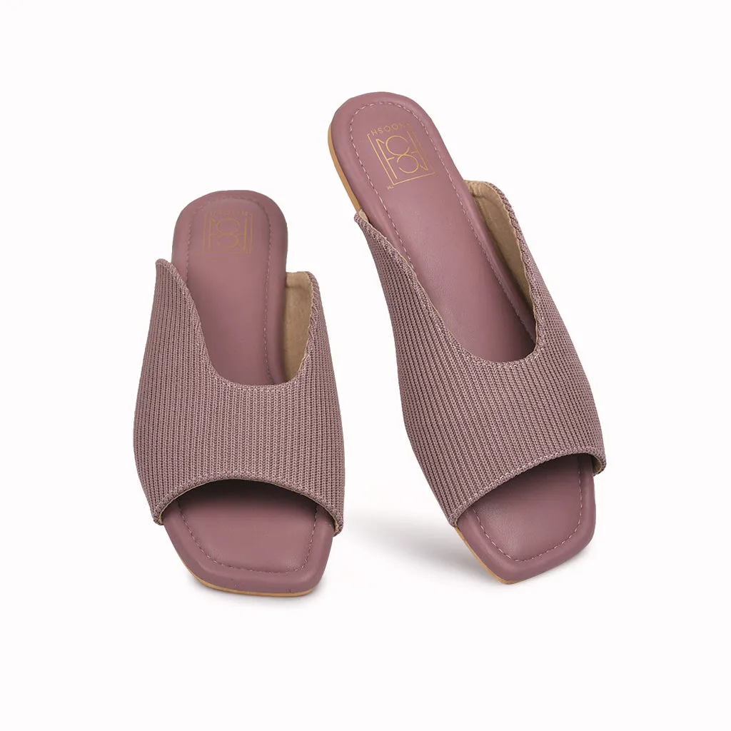 Cords Peep Toe Slippers