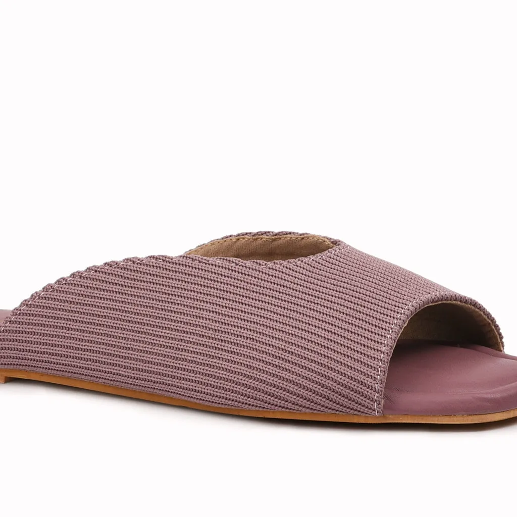 Cords Peep Toe Slippers