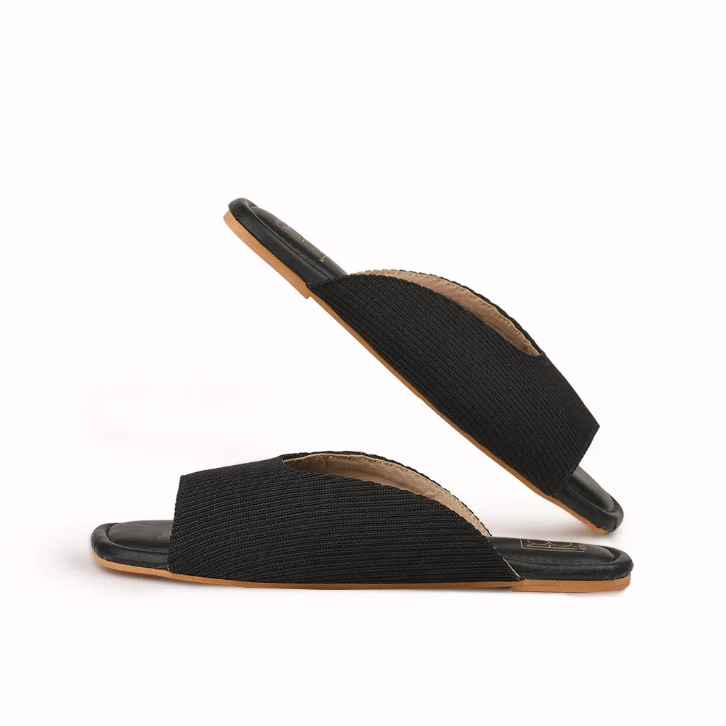 Cords Peep Toe Slippers