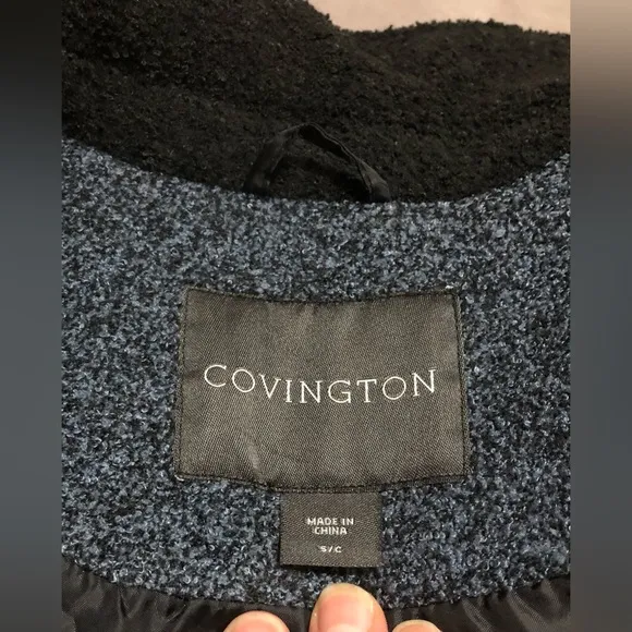 Covington color block coat