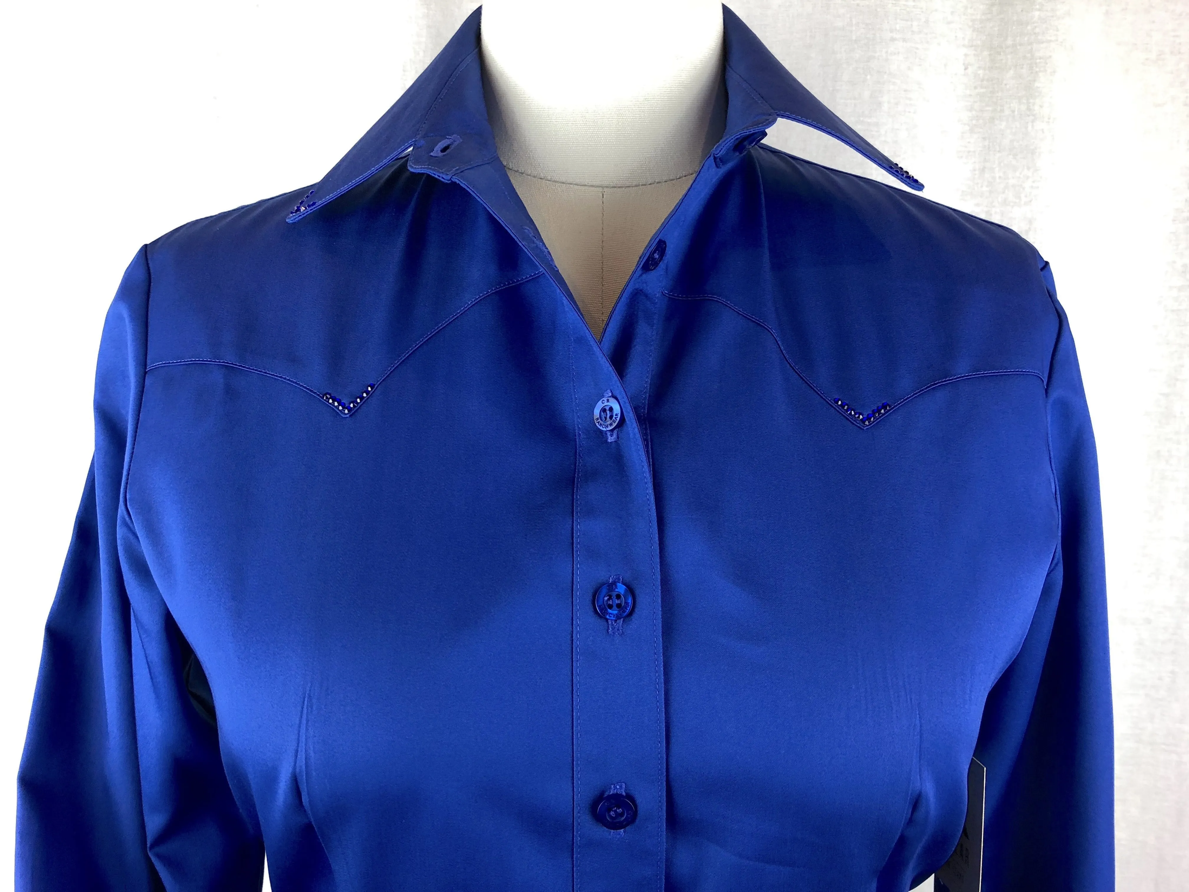 CR Classic Royal Blue Cotton Sateen