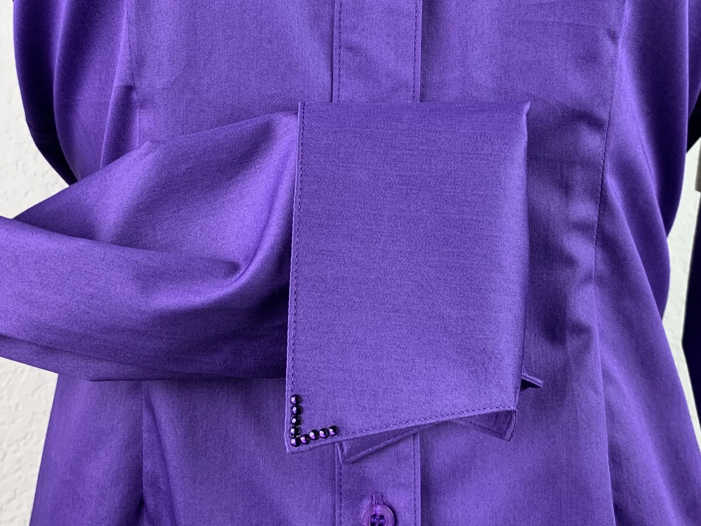 CR Classic Royal Purple Cotton Sateen - FINAL SALE