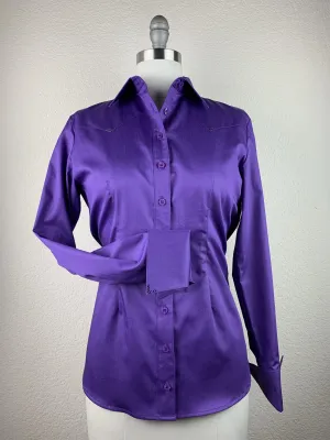 CR Classic Royal Purple Cotton Sateen - FINAL SALE