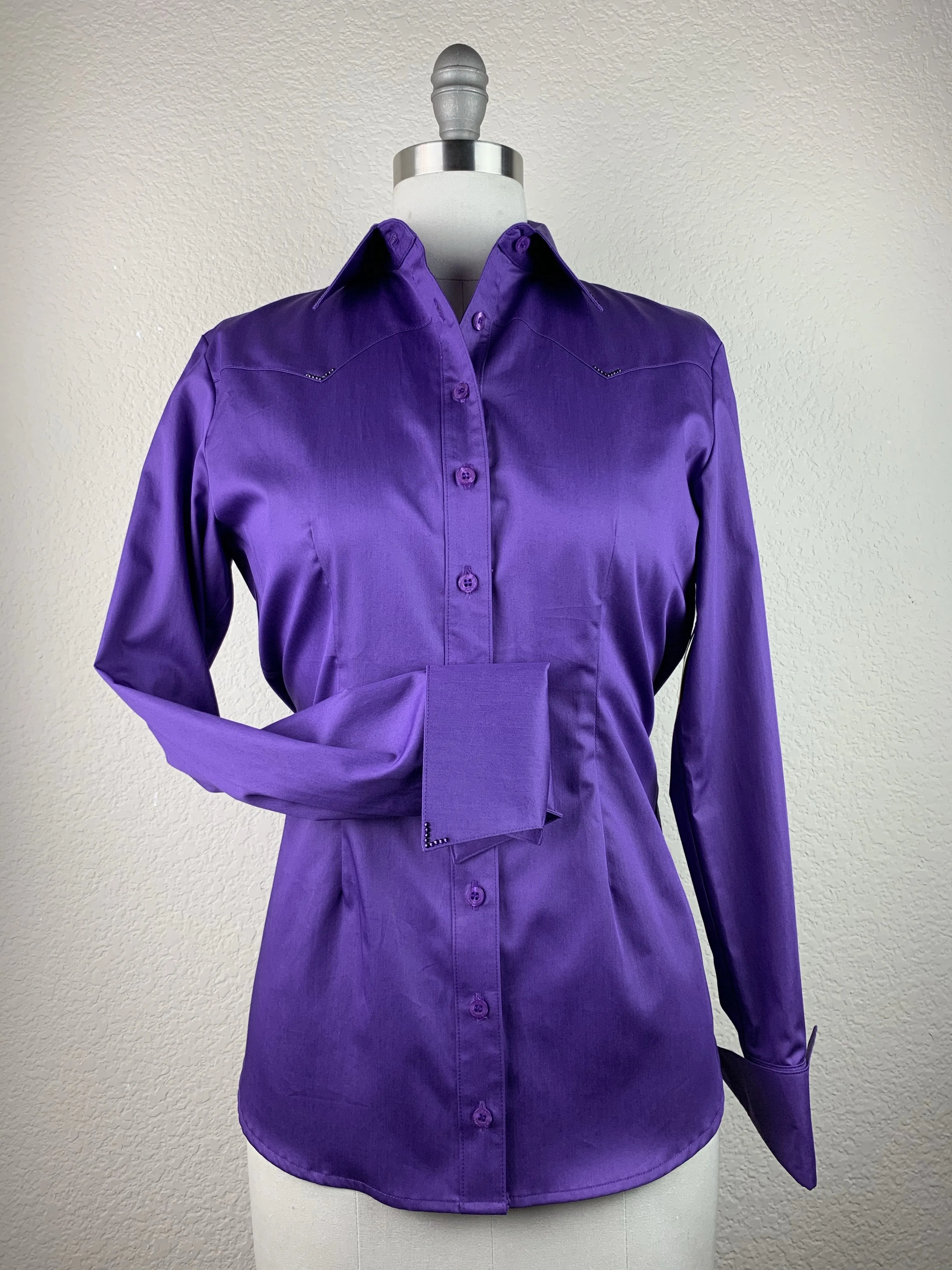 CR Classic Royal Purple Cotton Sateen - FINAL SALE