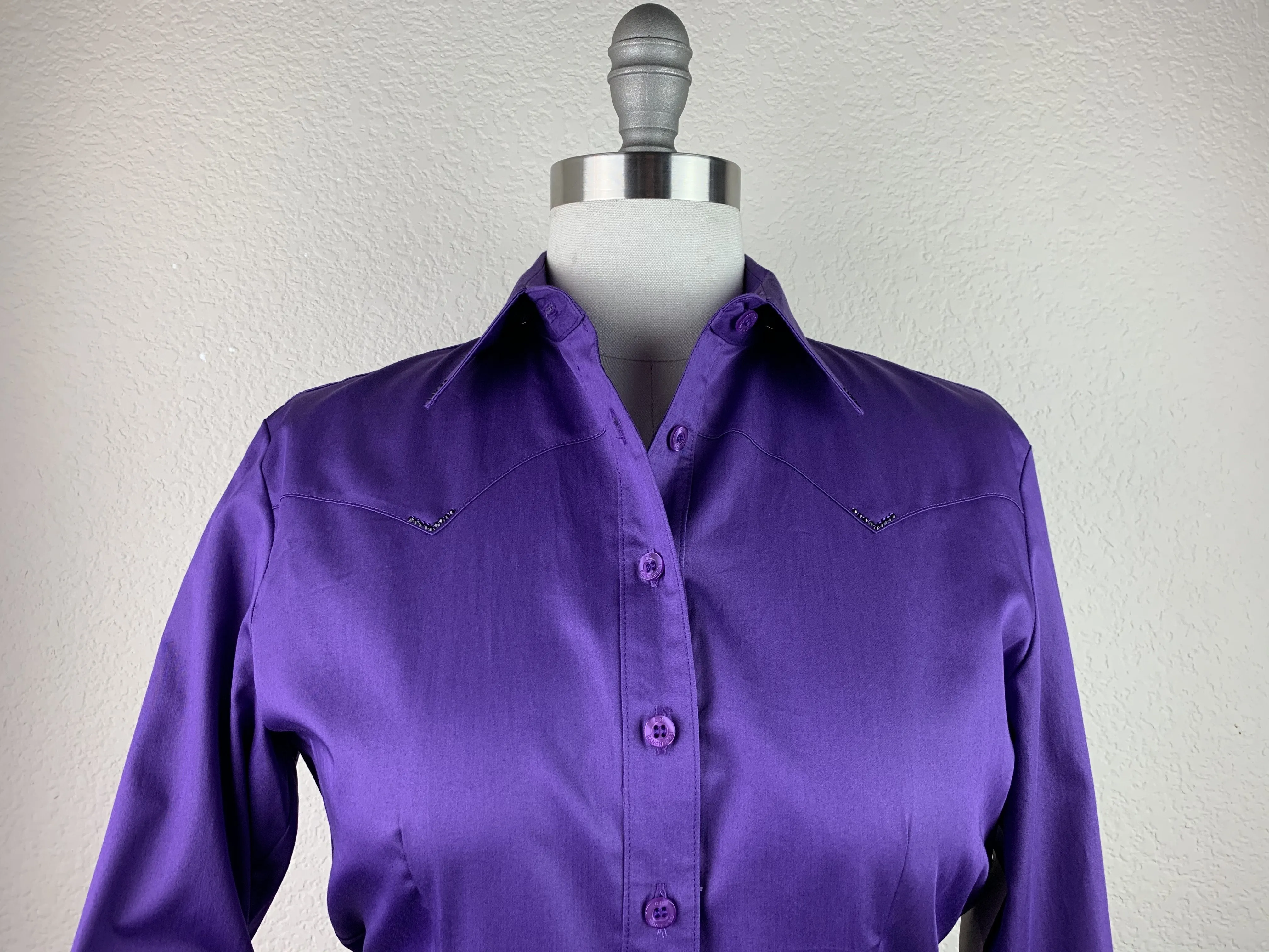 CR Classic Royal Purple Cotton Sateen - FINAL SALE