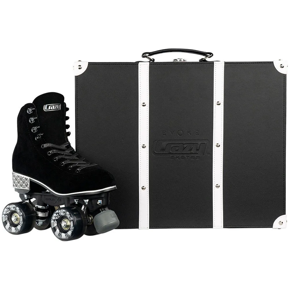 Crazy Evoke Suede Roller Skates Black