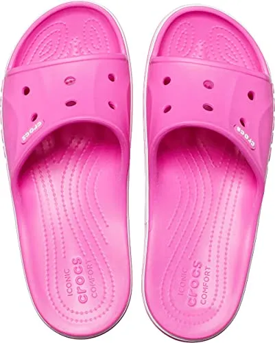 Crocs Unisex Adult Bayaband Slide Electric Pink Slipper-5 Men/ 6 UK Women (M6W8) (205392-6QQ)6 US