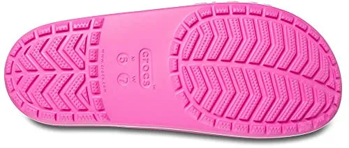 Crocs Unisex Adult Bayaband Slide Electric Pink Slipper-5 Men/ 6 UK Women (M6W8) (205392-6QQ)6 US
