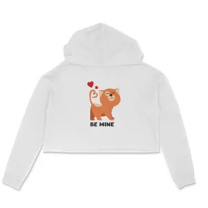 Crop Hoodie (Women) - Be Mine Valentine (5 Colours)
