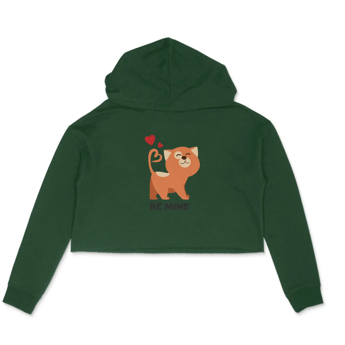 Crop Hoodie (Women) - Be Mine Valentine (5 Colours)